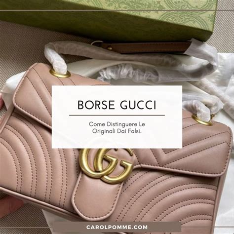 come si può sapere se una borsa gucci è originale|borsa gucci offerta.